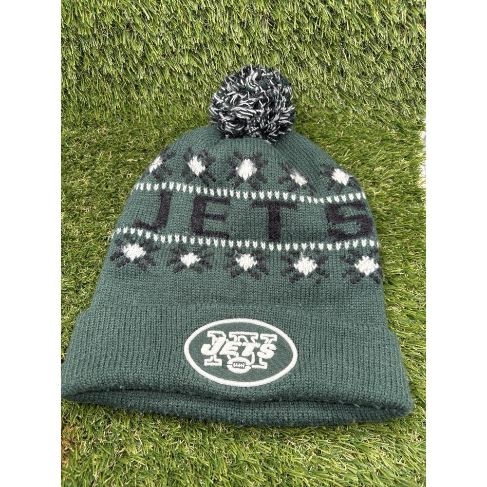 New York Jets Beanie Hat Mens NFL TEAM Green